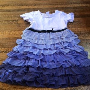 Hanna Andersson tiered ruffle dress